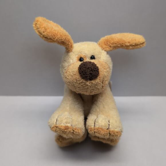Commonwealth Plush Puppy Dog Brown Tan Stuffed Animal with Tag 2005 - Picture 1 of 9